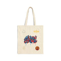 Canvas Tote Bag — Graffiti 'SA21' Street Art Print