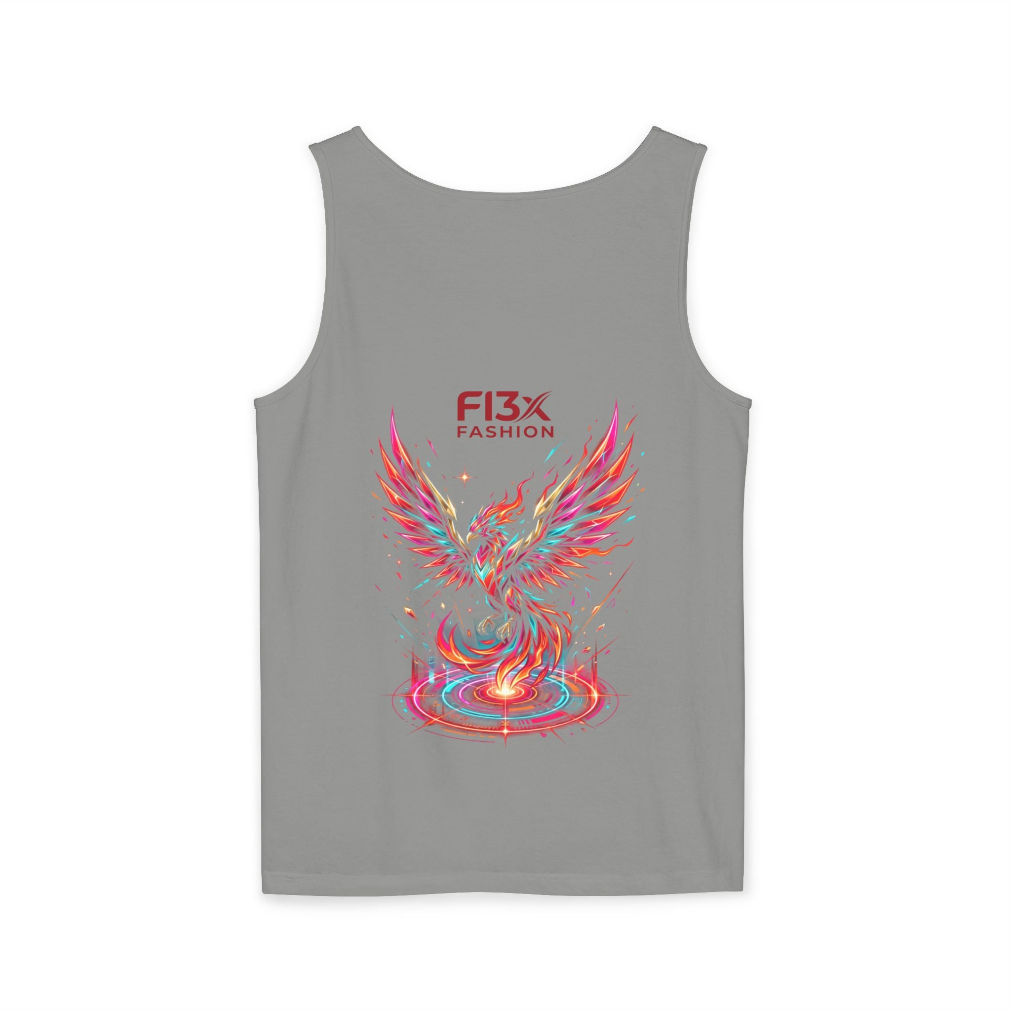 Phoenix Graphic Tank Top — Colorful Rising Firebird Design