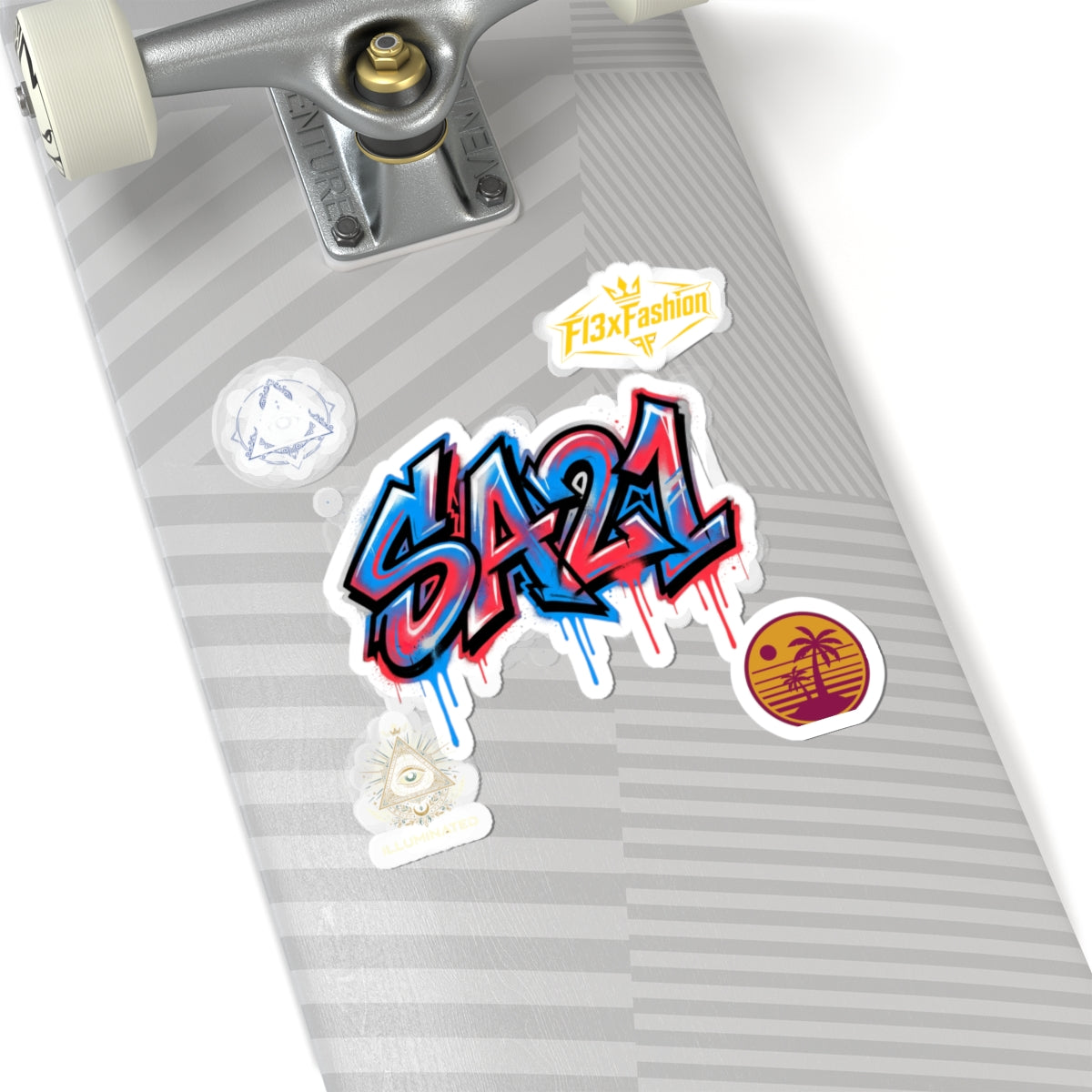SA21 Graffiti Sticker — Drip Street Art Laptop Decal
