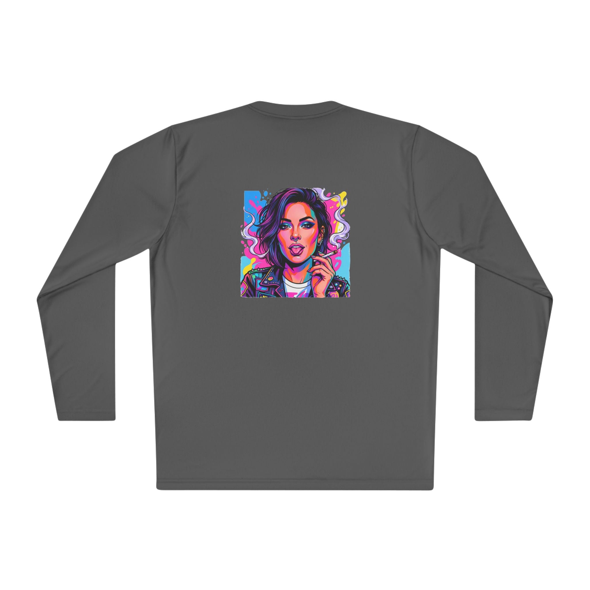 Drag Queen Portrait Long Sleeve Tee — Colorful Pop Art “17” Graphic
