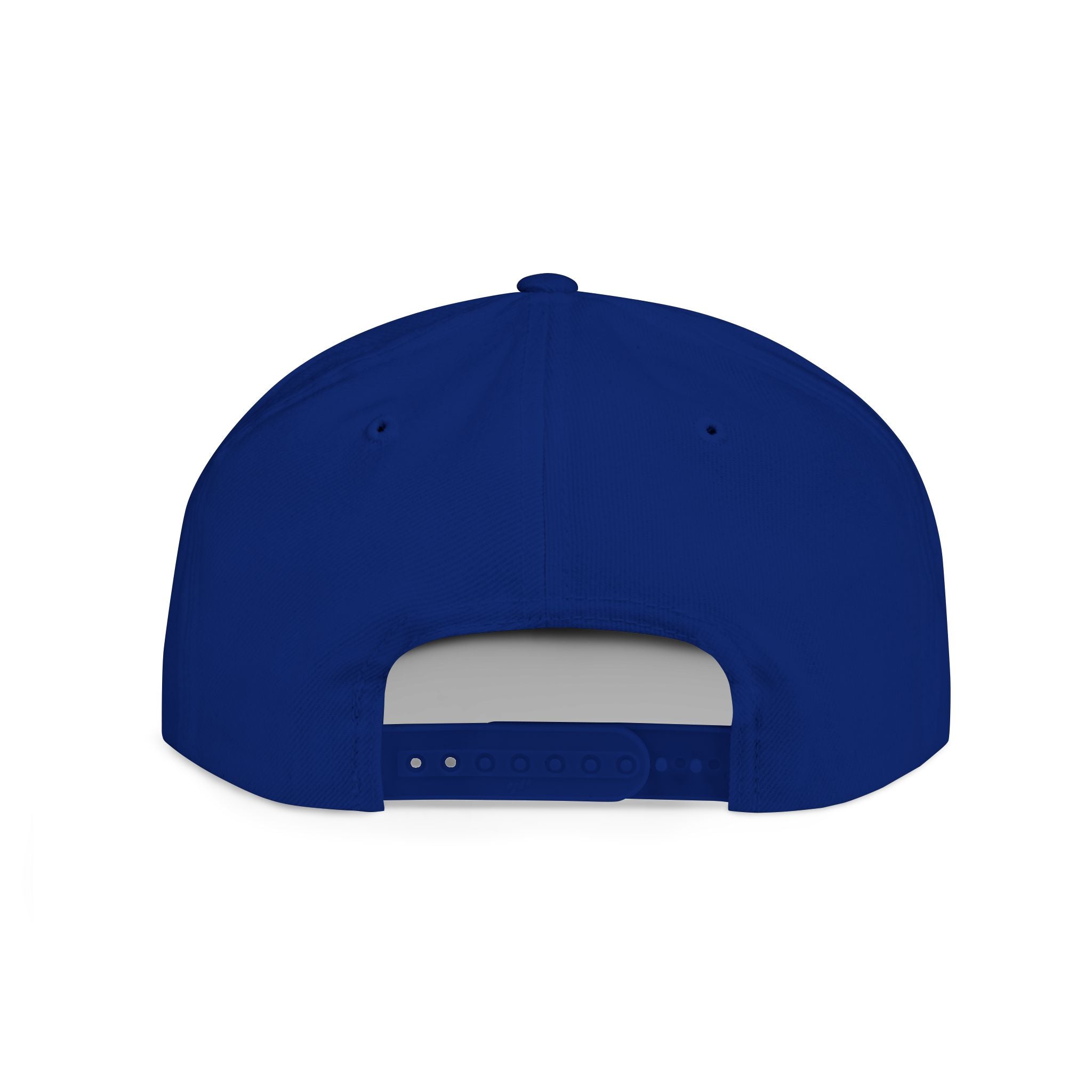 Snapback Hat — Red Graffiti Logo Flat Bill Cap