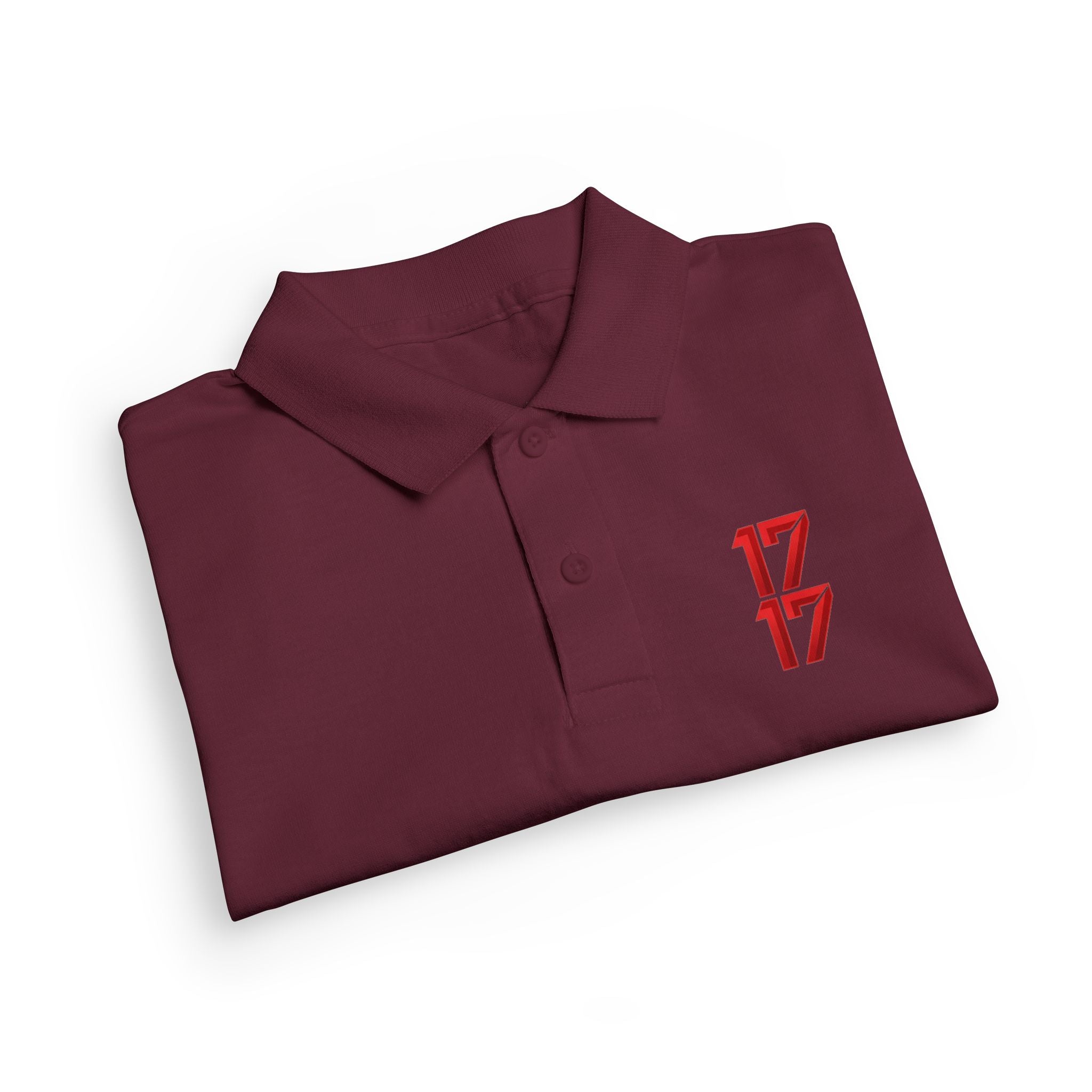 Youth Polo — Red 17 Graphic School Spirit Polo