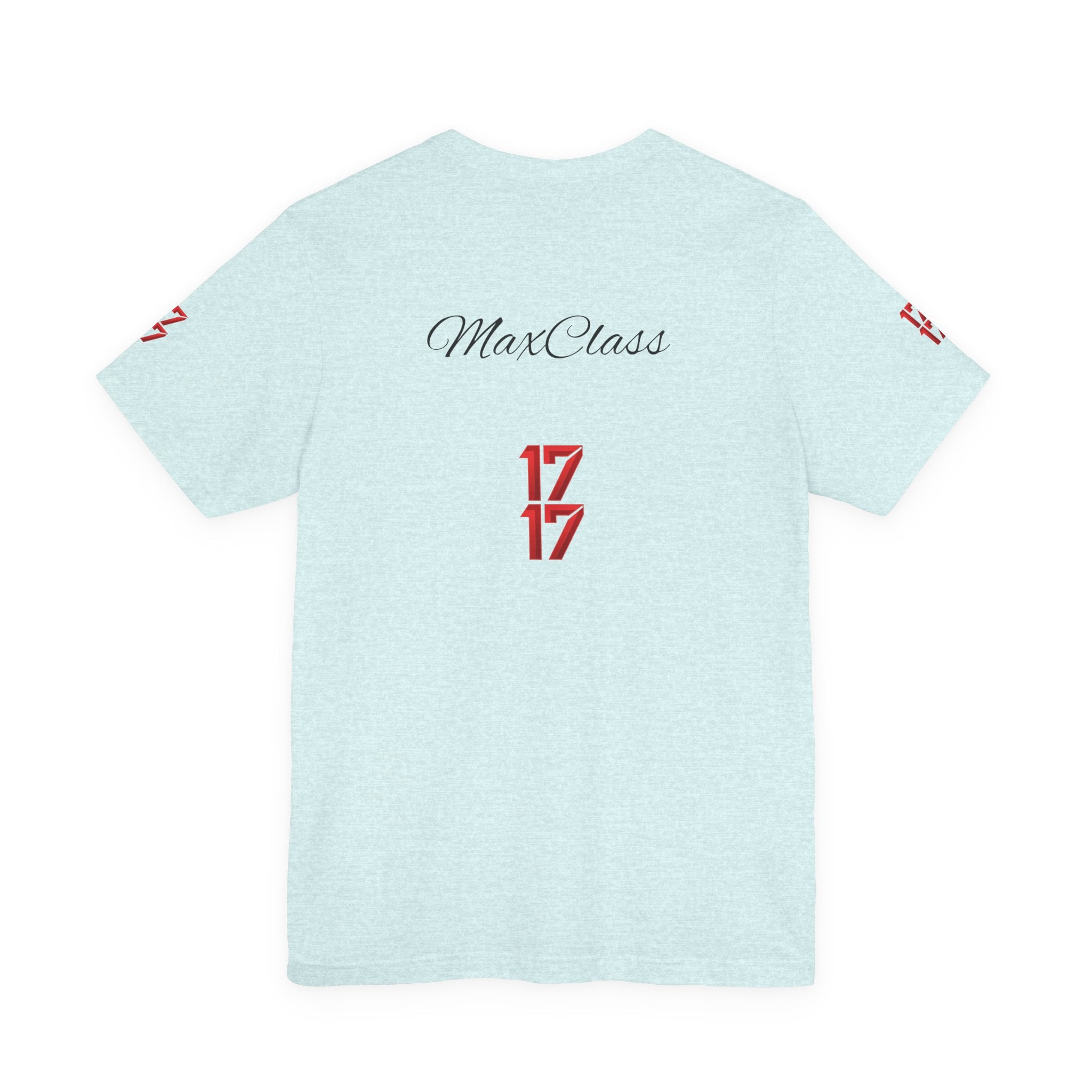 MaxClass '17' Graphic Tee — Minimal Script Logo T-Shirt