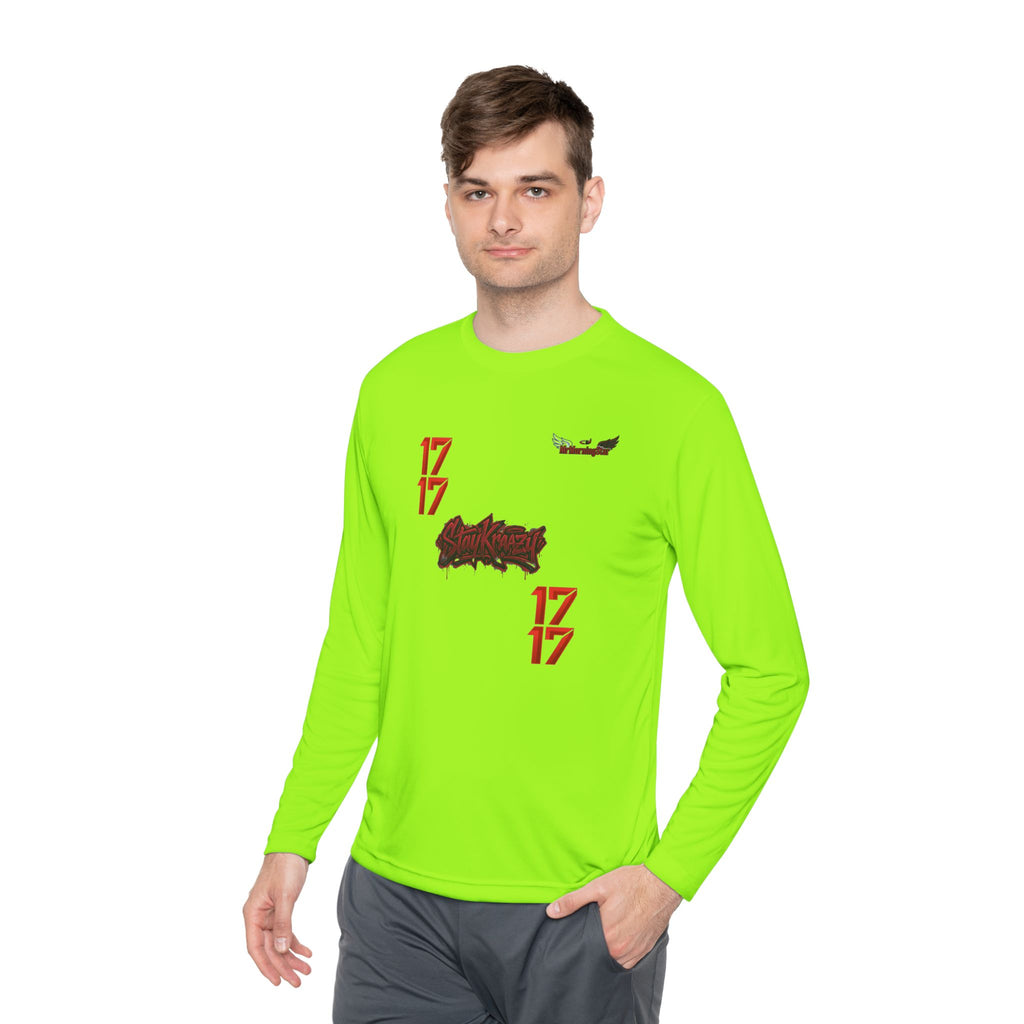 Drag Queen Portrait Long Sleeve Tee — Colorful Pop Art “17” Graphic