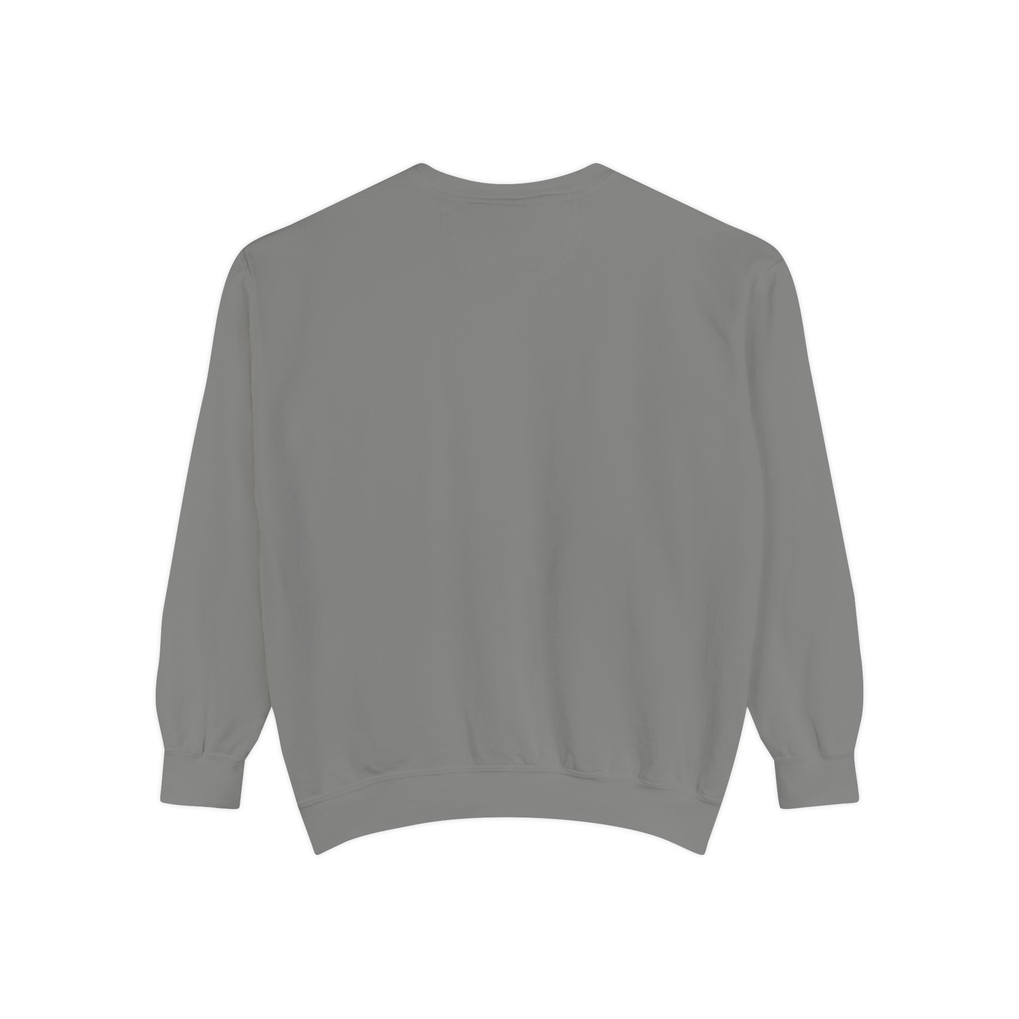 Sweatshirt — Minimal Red "17/17" Chest Logo Garment-Dyed Crew