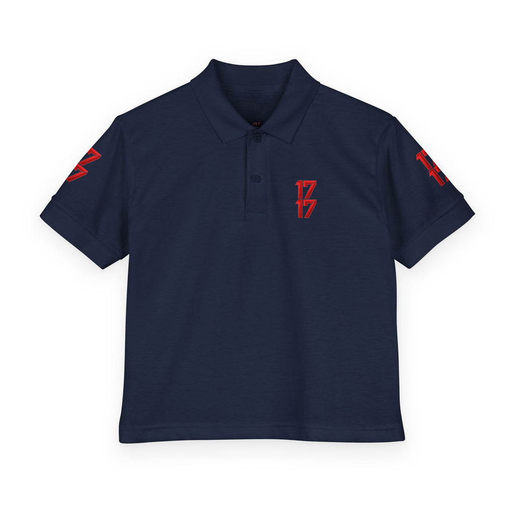 Youth Polo — Red 17 Graphic School Spirit Polo