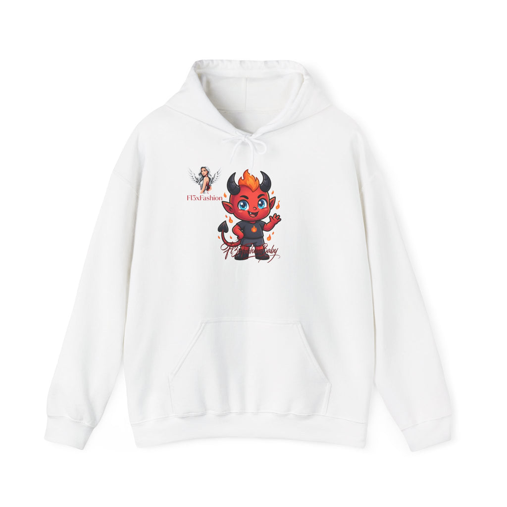 Cute Little Devil Hoodie — Playful Red Demon Graphic Sweatshirt
