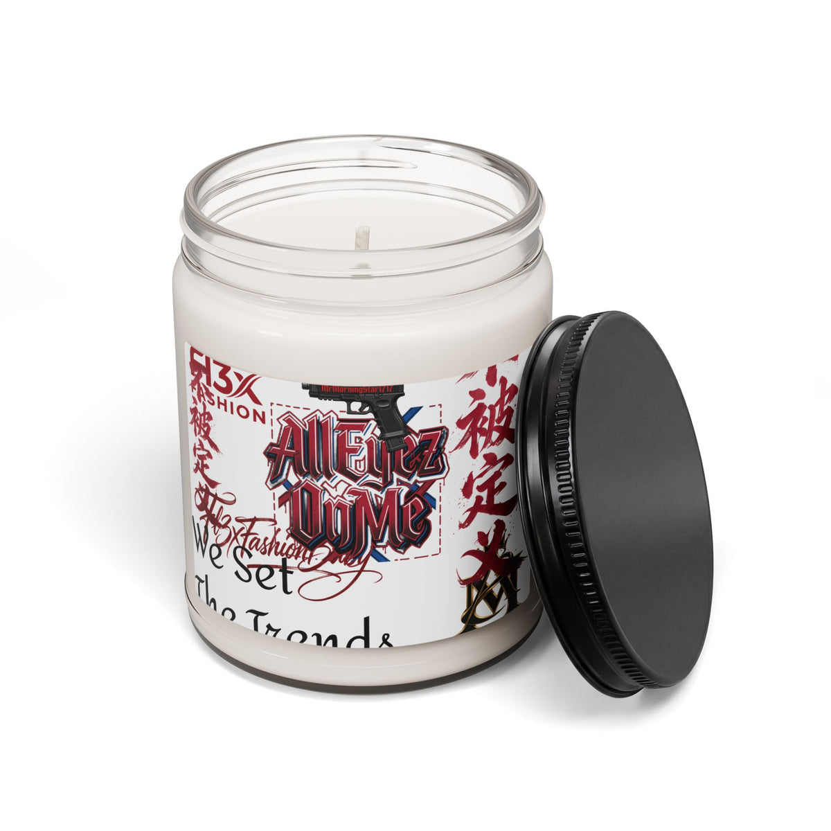 Scented Soy Candle 9oz — 'All Eyez On Me' Urban Graffiti Scented Candle