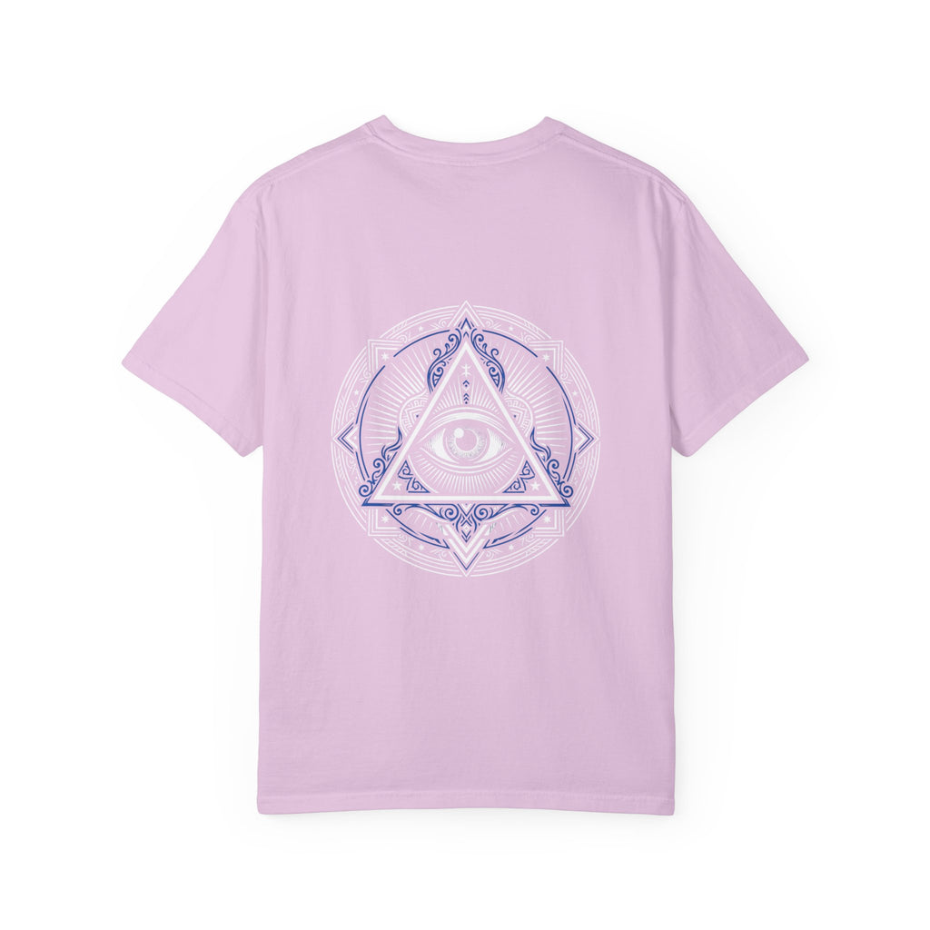 T-Shirt — Blue Geometric Mandala Bandana Graphic