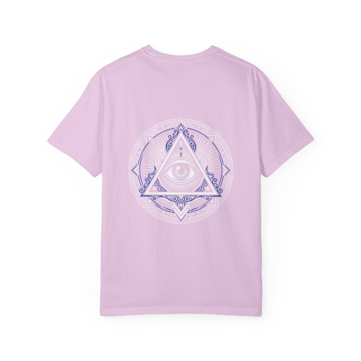 T-Shirt — Blue Geometric Mandala Bandana Graphic