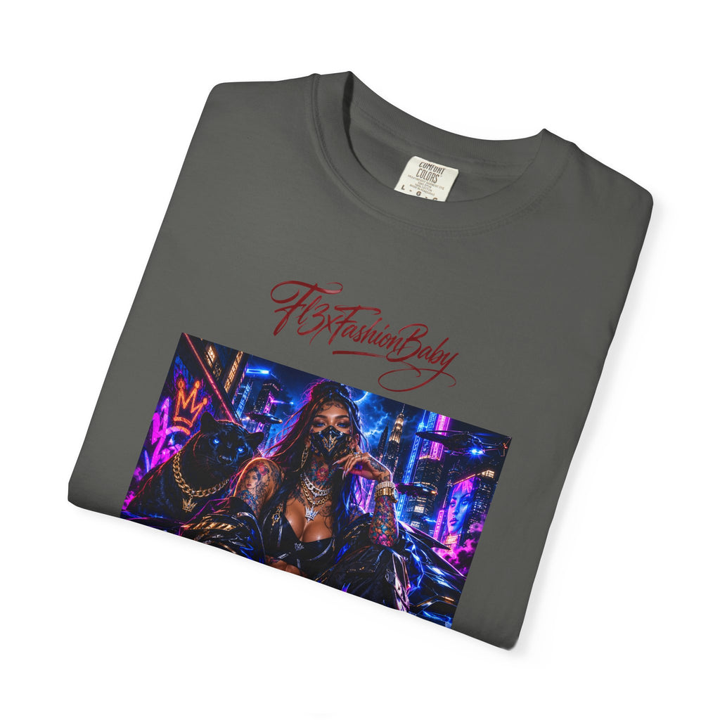 Cyberpunk Nightlife T‑Shirt — “The Fashion Baby” Graphic Tee