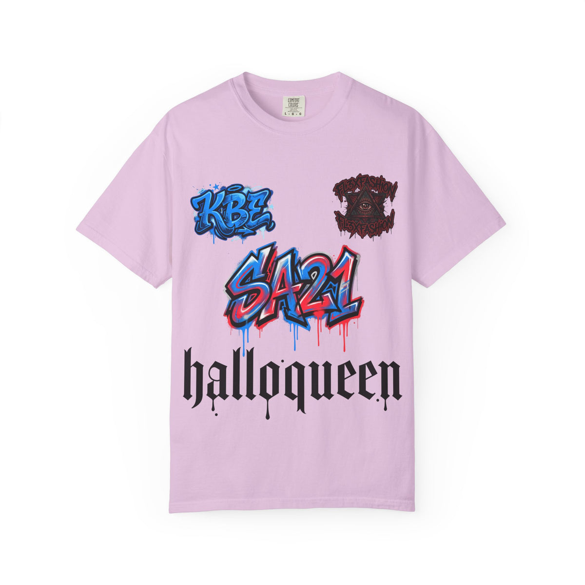 Halloqueen SA21 Graffiti T-Shirt — Streetwear Rockstar Tee