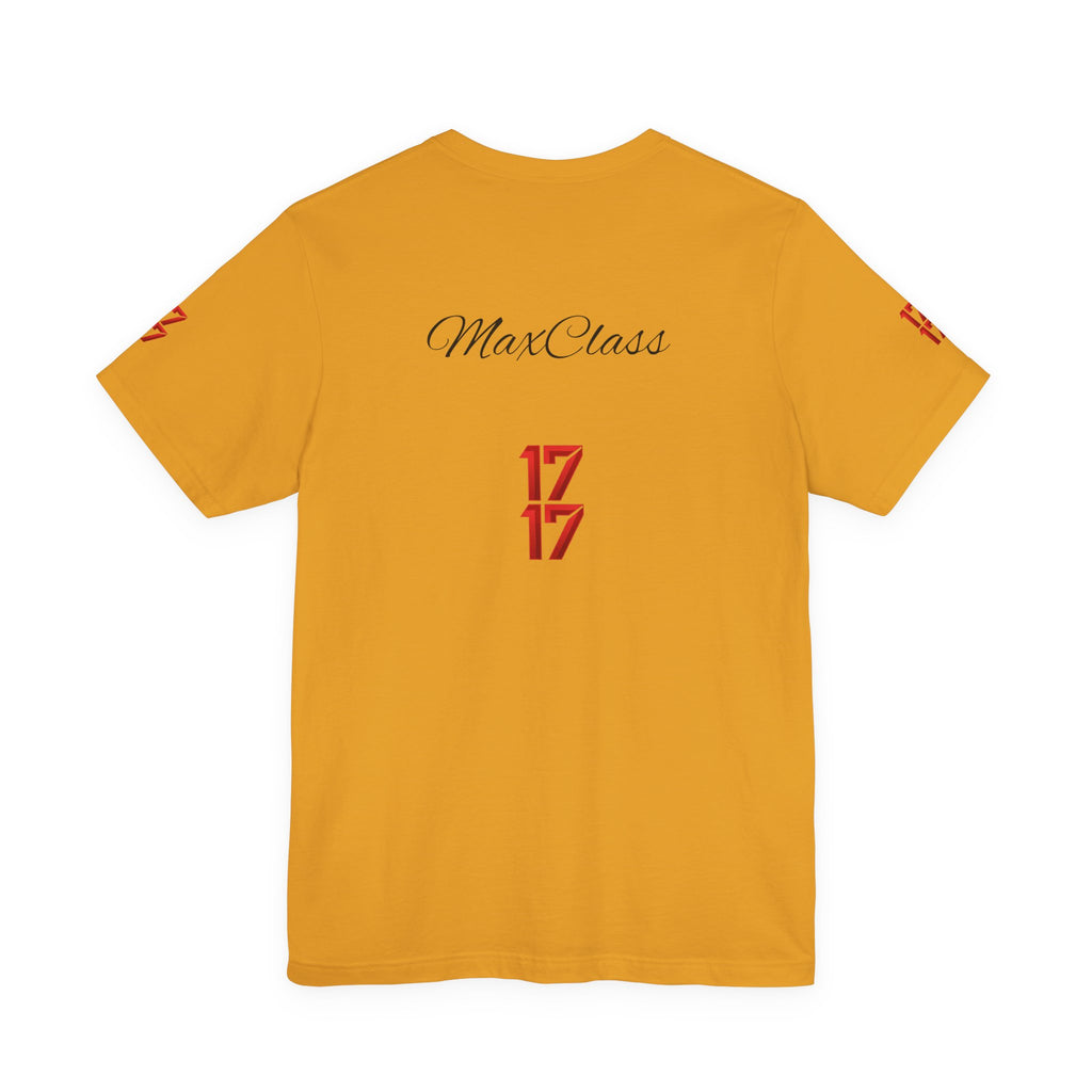 MaxClass '17' Graphic Tee — Minimal Script Logo T-Shirt