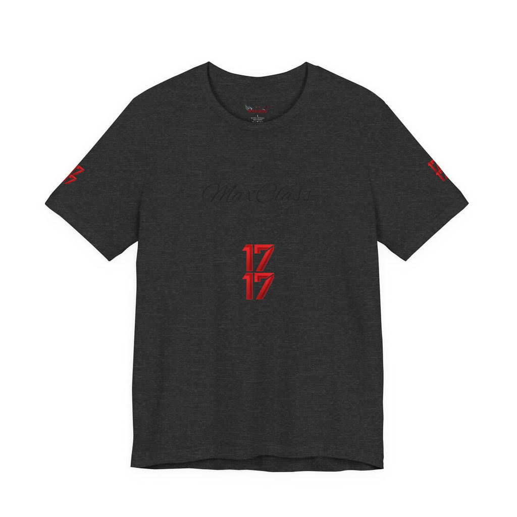 MaxClass '17' Graphic Tee — Minimal Script Logo T-Shirt