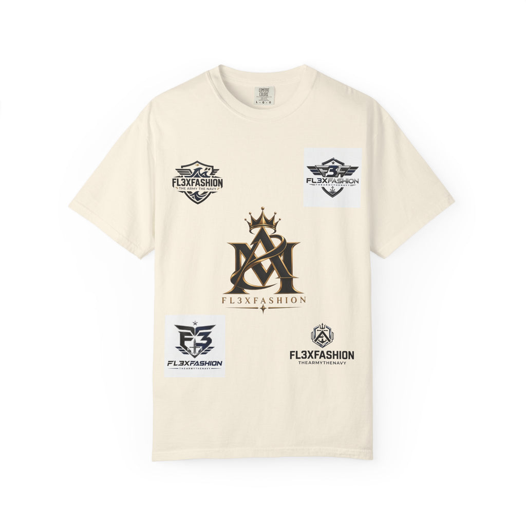 Graphic T-Shirt — Mythic Warrior Back Print with Crest Logos