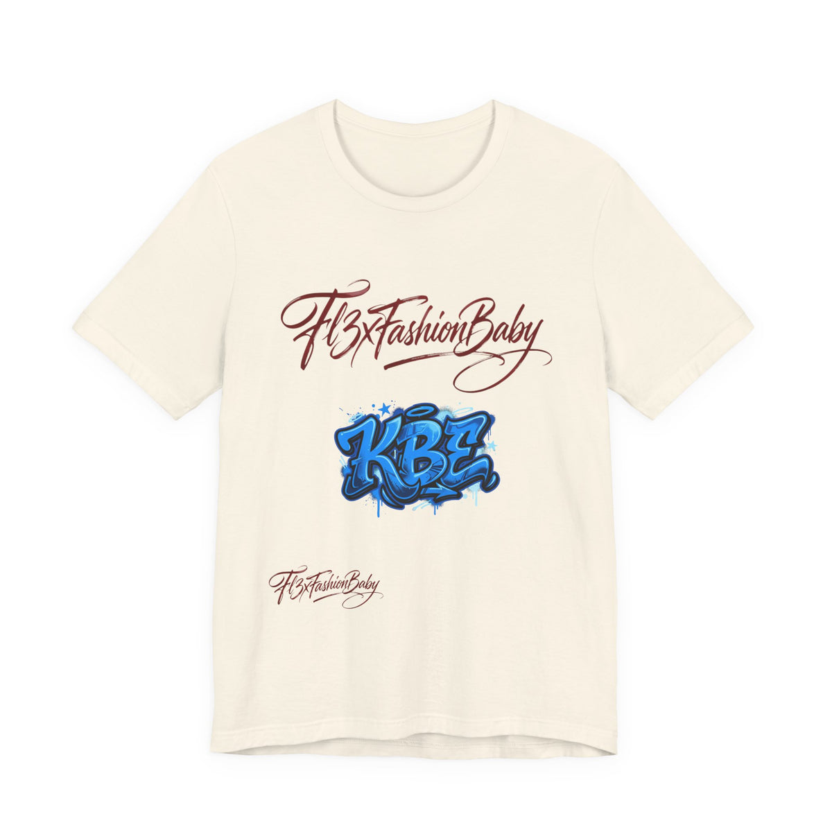 KBZ Graffiti Logo Tee — FBxFashionBaby Script Graphic T-Shirt