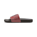 Women's Slip-On Sandals — Red Anarchy Symbol Removable-Striped Strap Slides