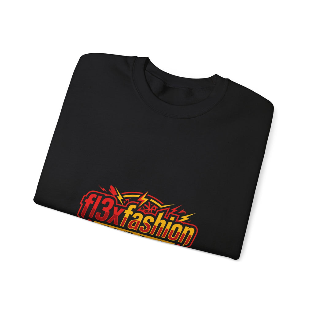 Logo Pattern Sweatshirt — fi3xfashion Graphic Crewneck