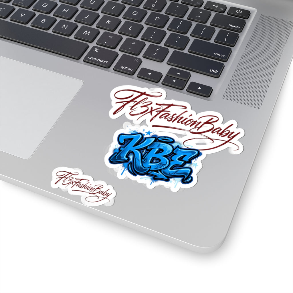 Kiss-Cut Stickers — KBZ Blue Graffiti & Fl3xFashionBaby Script Sticker Set