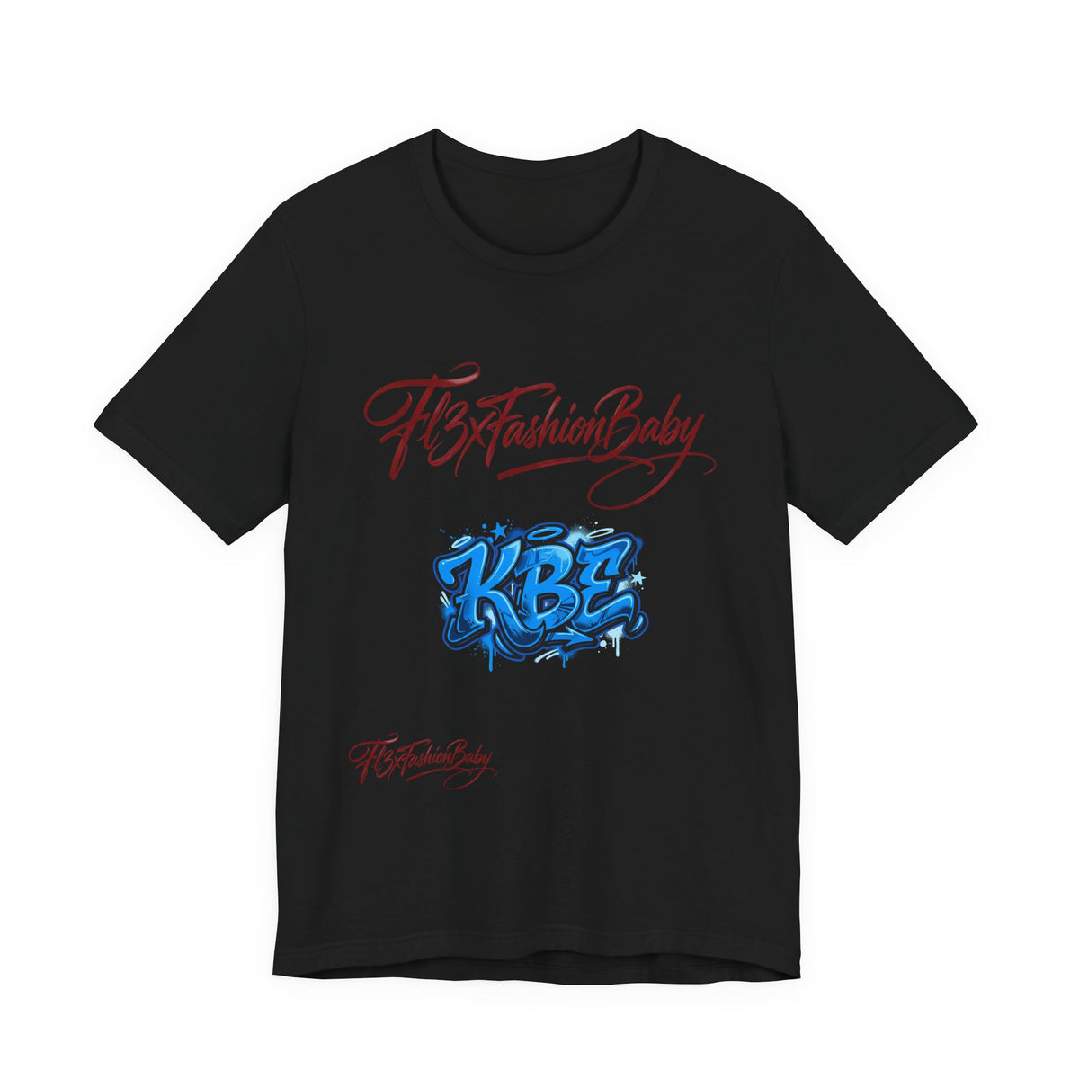 KBZ Graffiti Logo Tee — FBxFashionBaby Script Graphic T-Shirt
