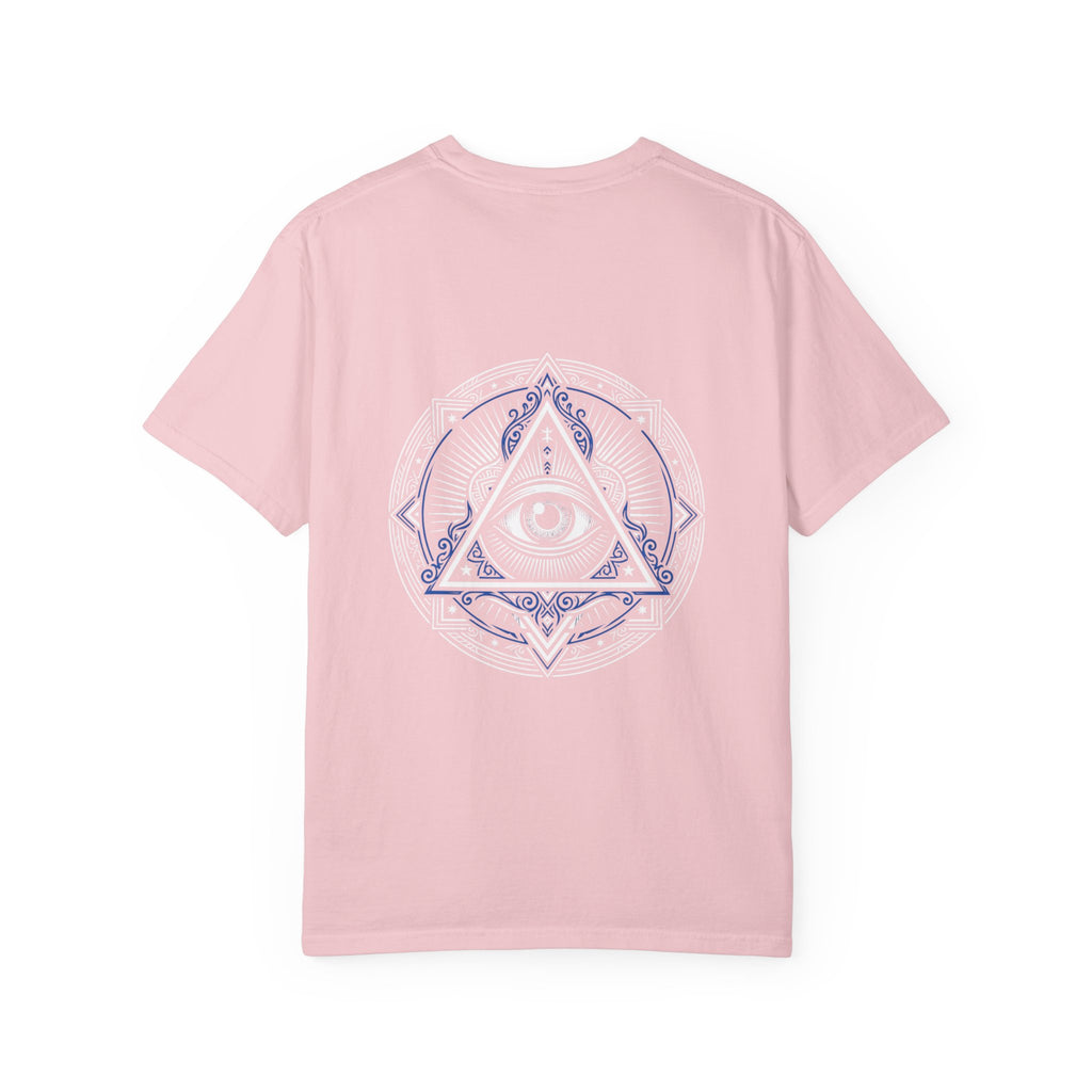 T-Shirt — Blue Geometric Mandala Bandana Graphic