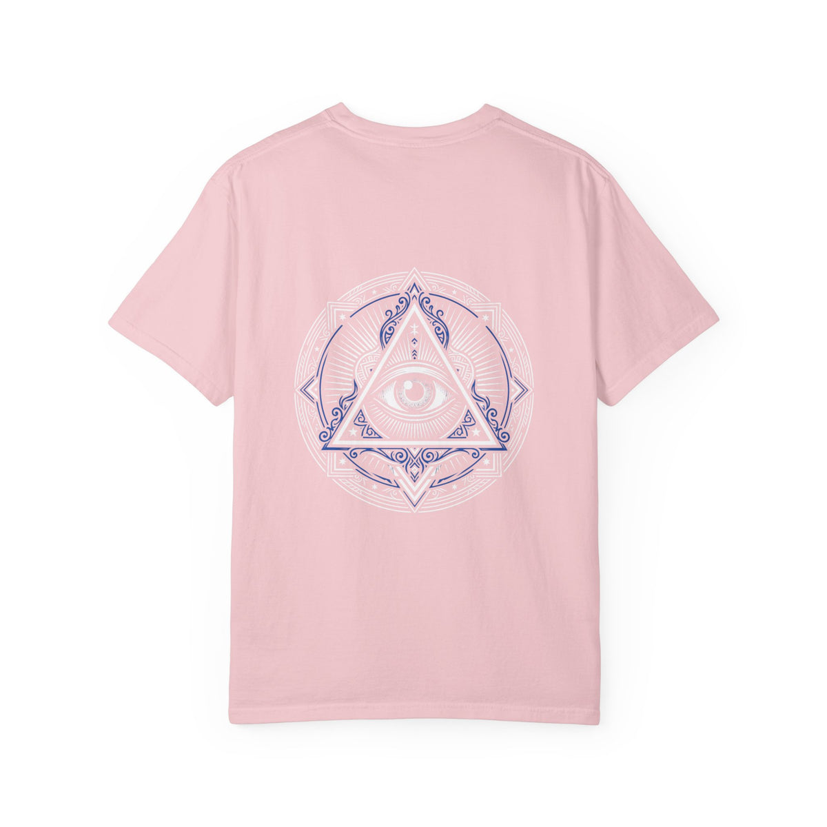 T-Shirt — Blue Geometric Mandala Bandana Graphic