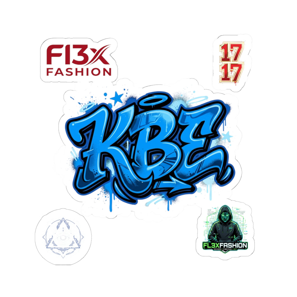 Graffiti KBZ Sticker Pack — Kiss-Cut Vinyl Laptop Decals