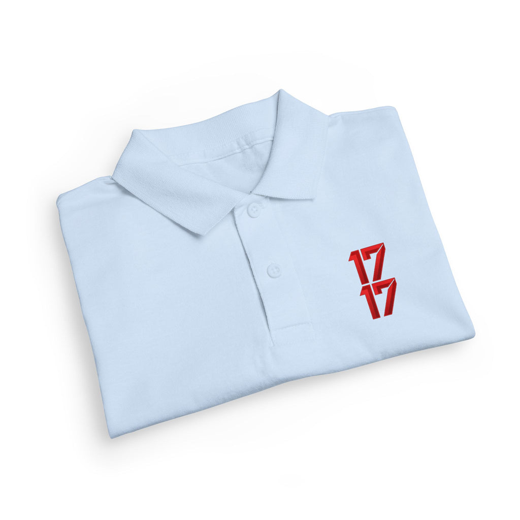 Youth Polo — Red 17 Graphic School Spirit Polo