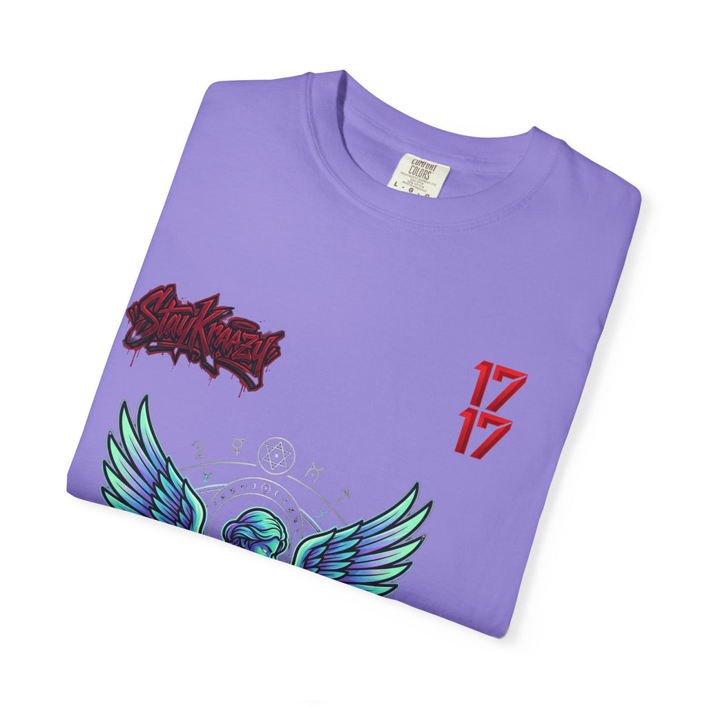 Angel & Devil Graphic T-Shirt — '24 Hours To Live' Streetwear