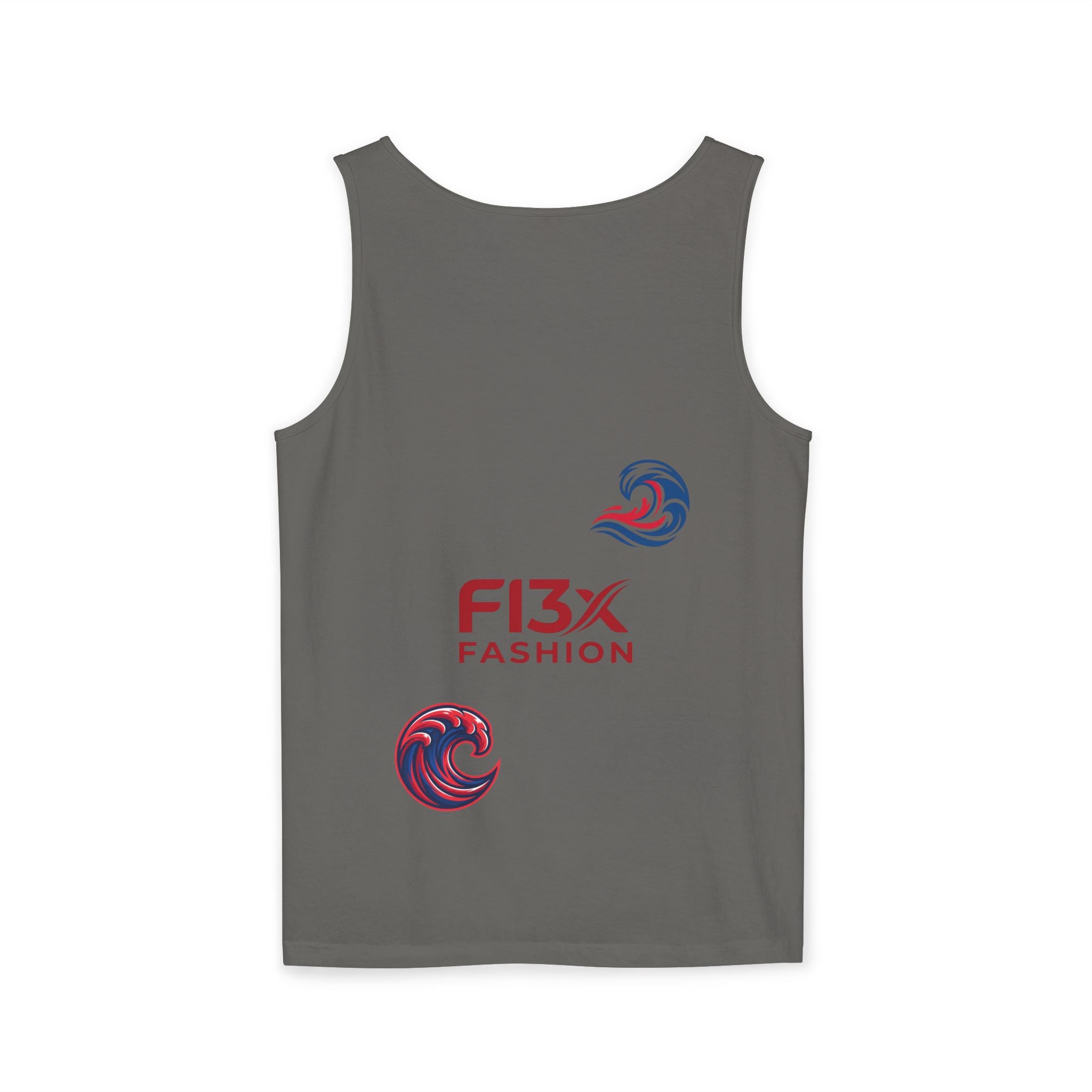Graphic Tank Top — Colorful Street Art & Drip Logo Design