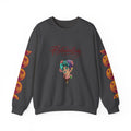 Crewneck Sweatshirt — Floral Femme Portrait “FitFashionBaby” Graphic