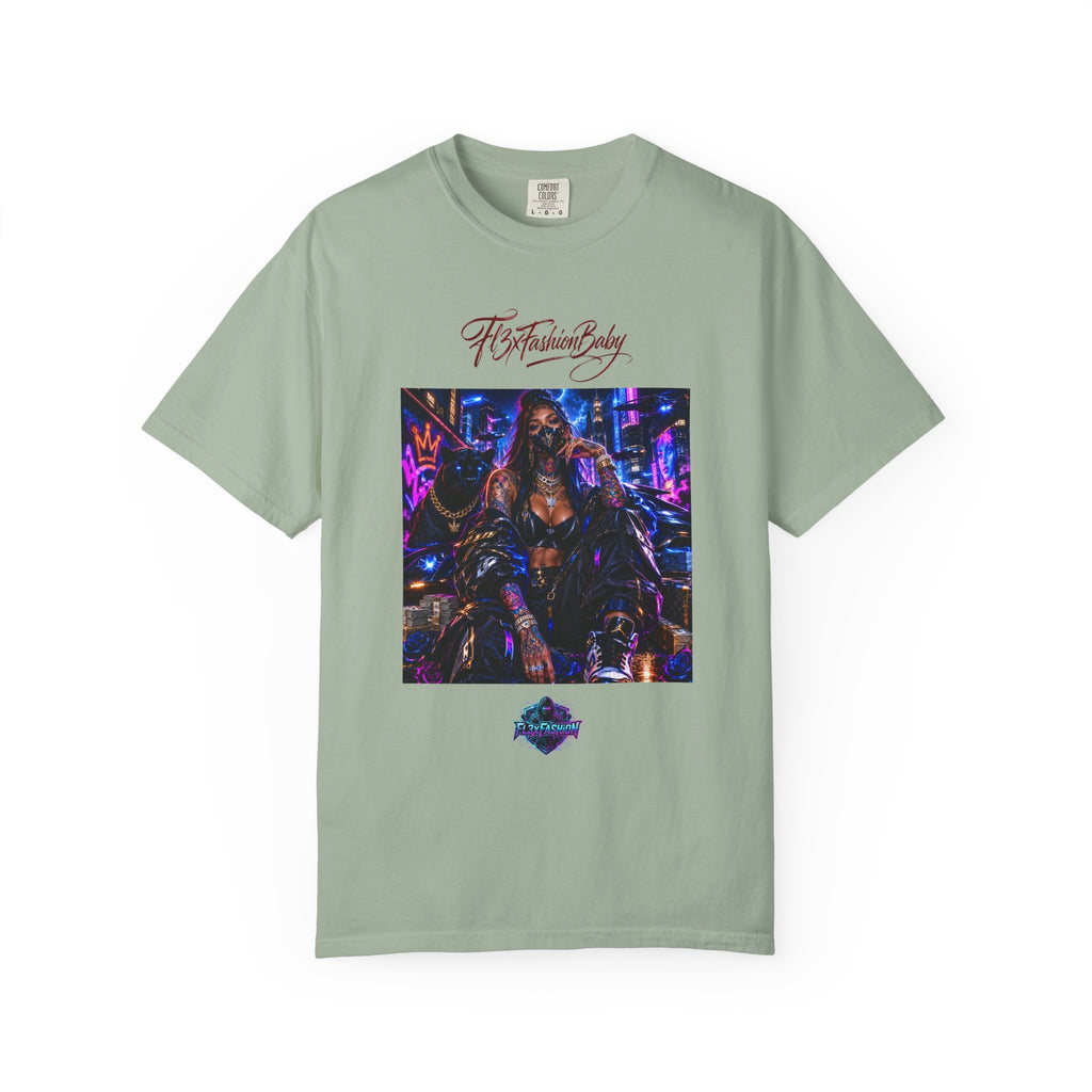 Cyberpunk Nightlife T‑Shirt — “The Fashion Baby” Graphic Tee