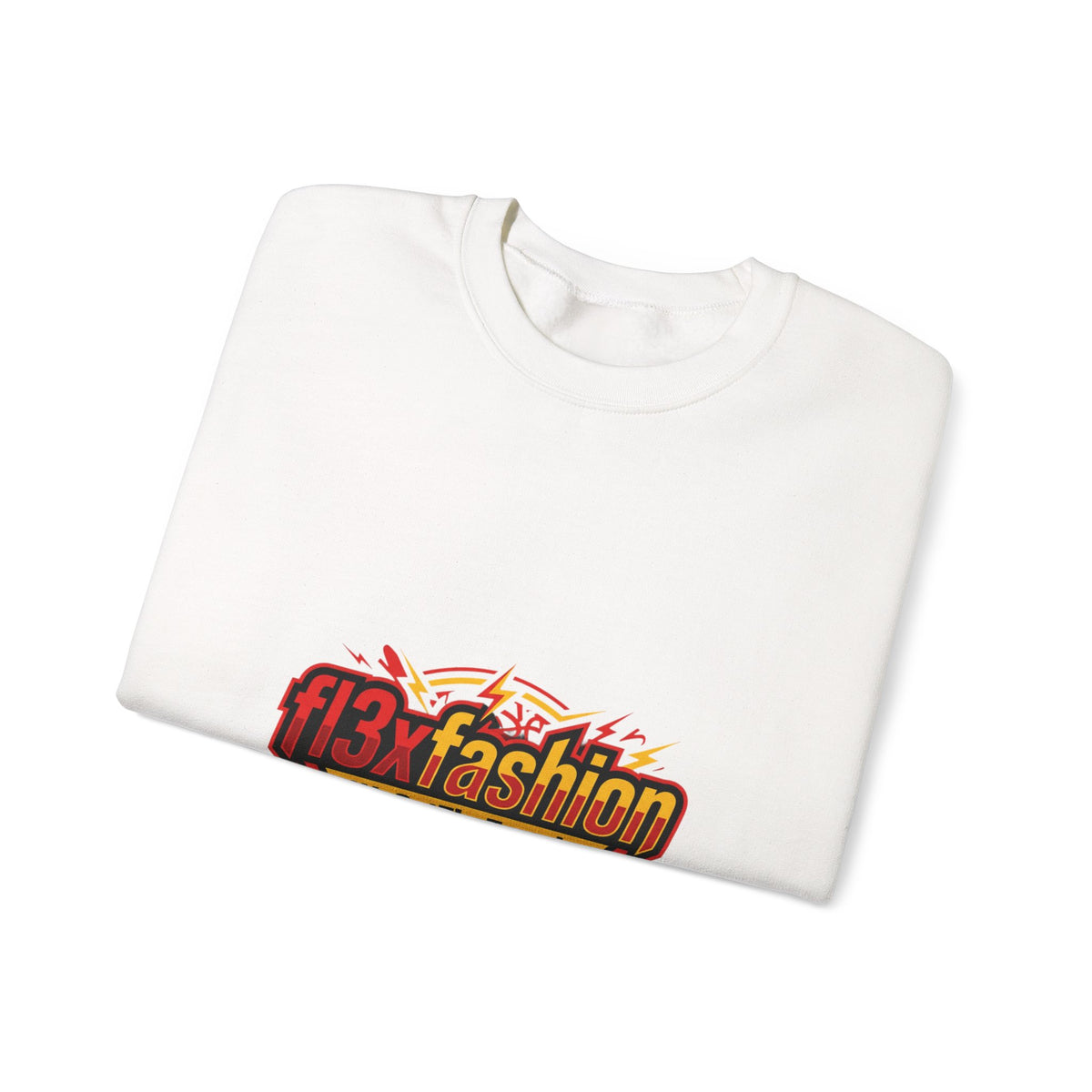 Logo Pattern Sweatshirt — fi3xfashion Graphic Crewneck