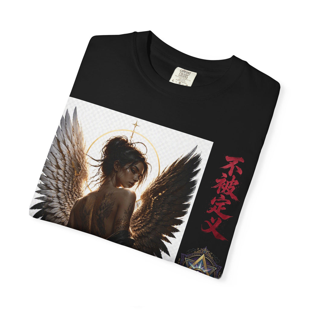 Angel Wings Graphic Tee — "FL3XFASHION" Gothic Streetwear T-Shirt