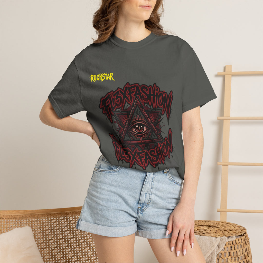 Graphic Tee — “Flex Fashion” All-Seeing Eye Streetwear T-Shirt