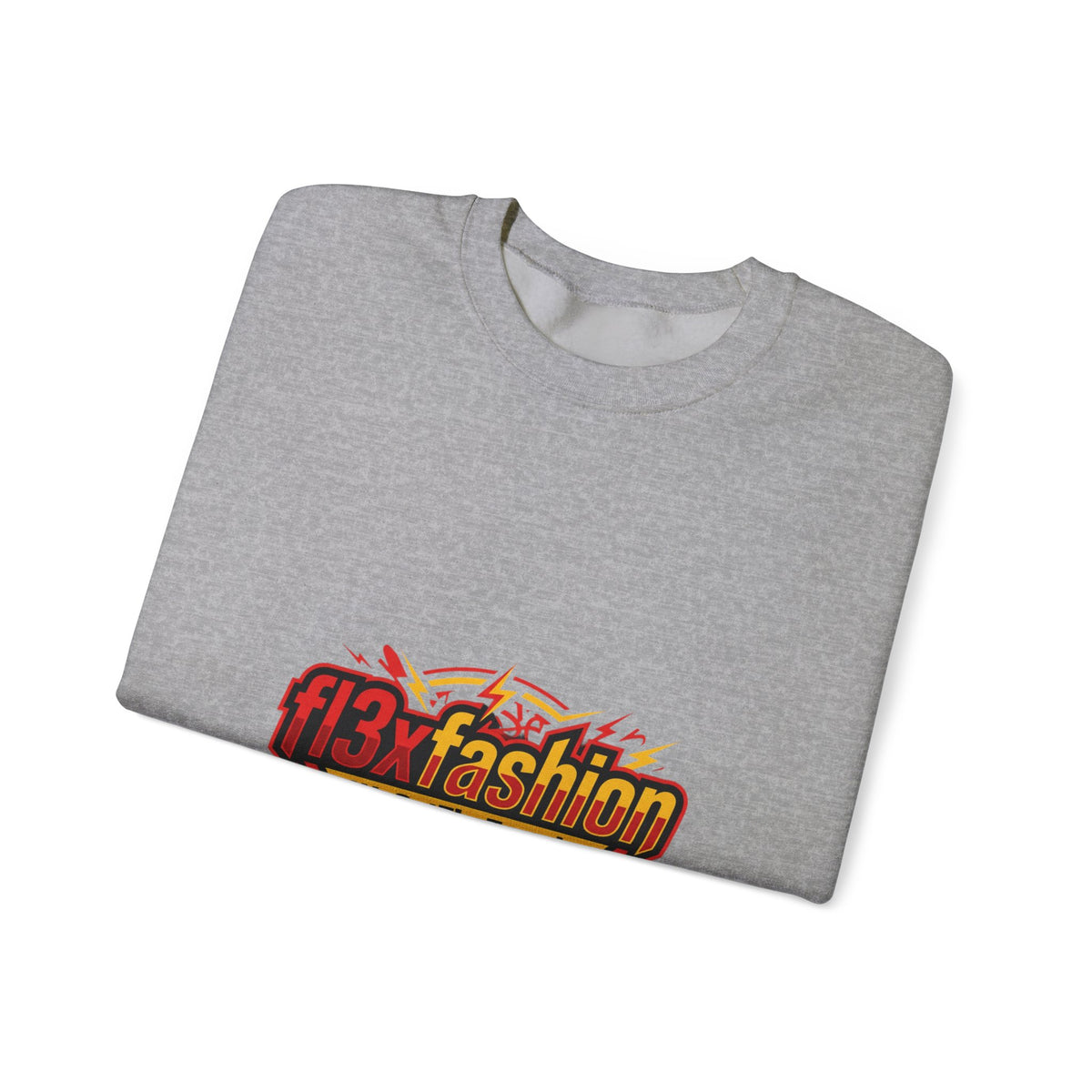 Logo Pattern Sweatshirt — fi3xfashion Graphic Crewneck