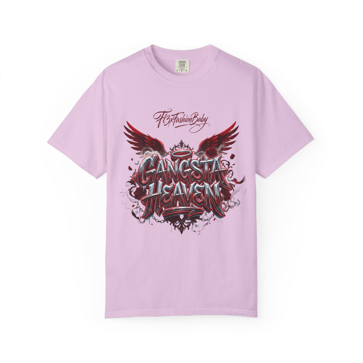 Gangsta Heaven Graphic T-Shirt — Scripted Front & Vertical Kanji Back