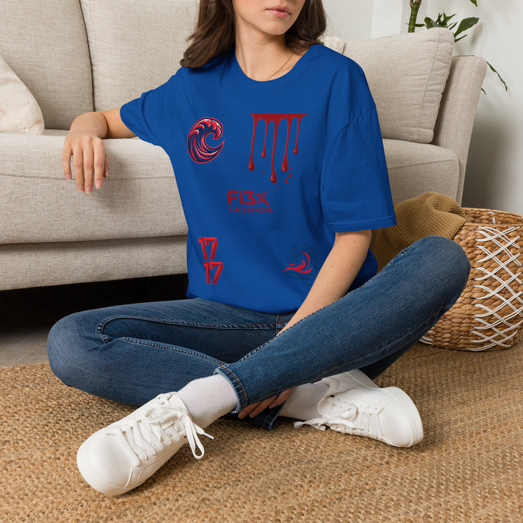 Graphic Tee — F13x Fashion Drip & Wave Design