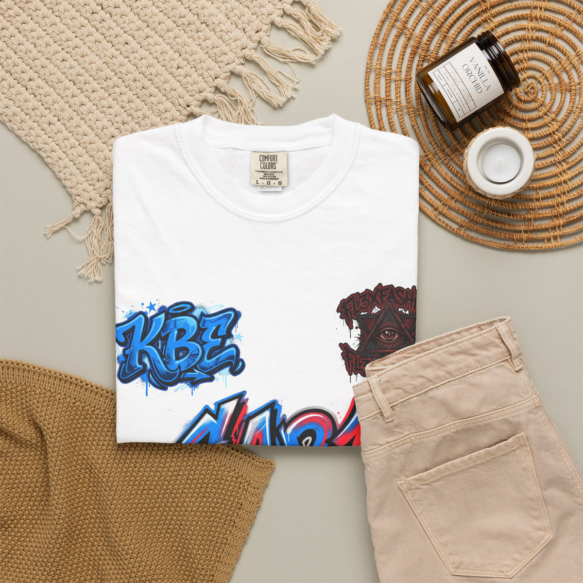 Halloqueen SA21 Graffiti T-Shirt — Streetwear Rockstar Tee