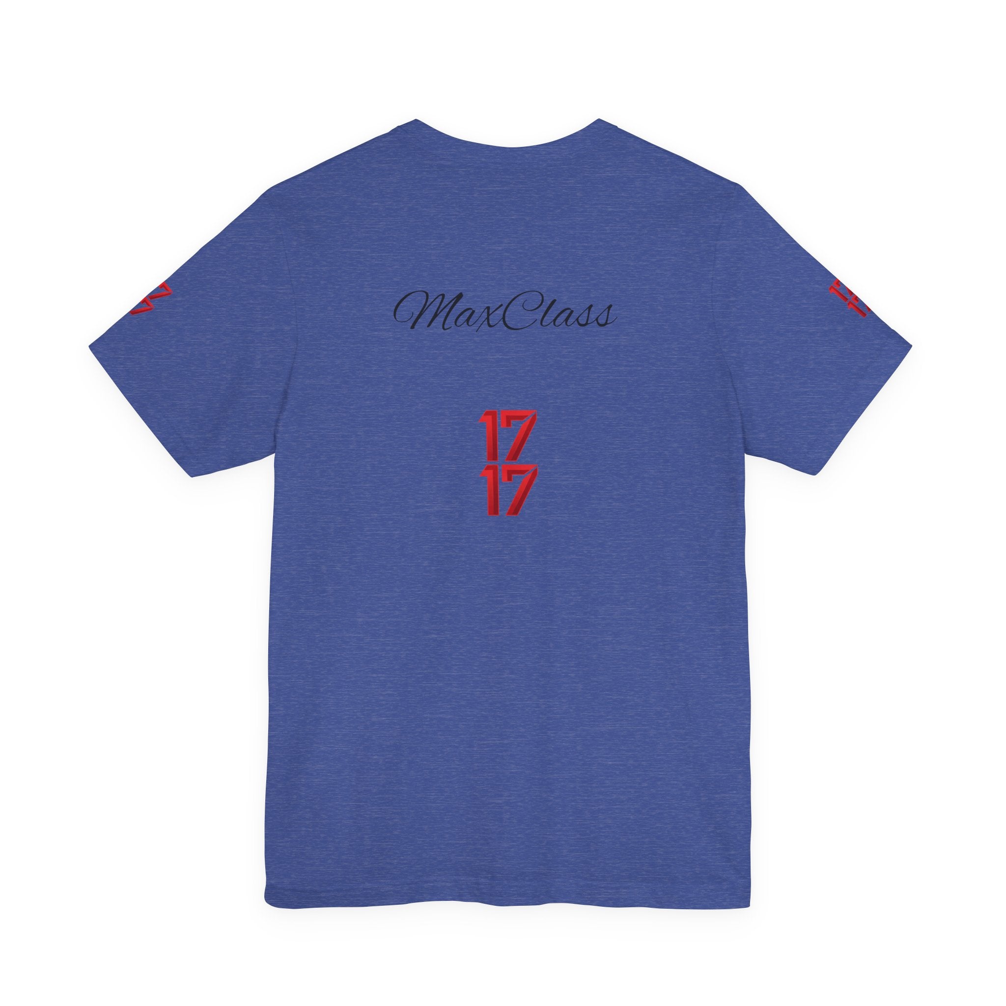 MaxClass '17' Graphic Tee — Minimal Script Logo T-Shirt