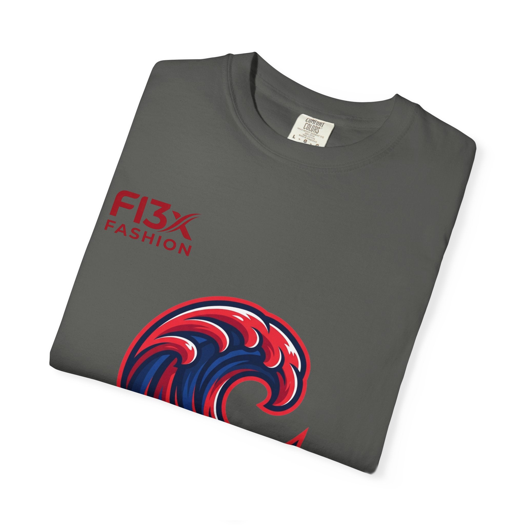 Wave Emblem T-Shirt — 'I'm A Soldier' Graphic Crew Tee