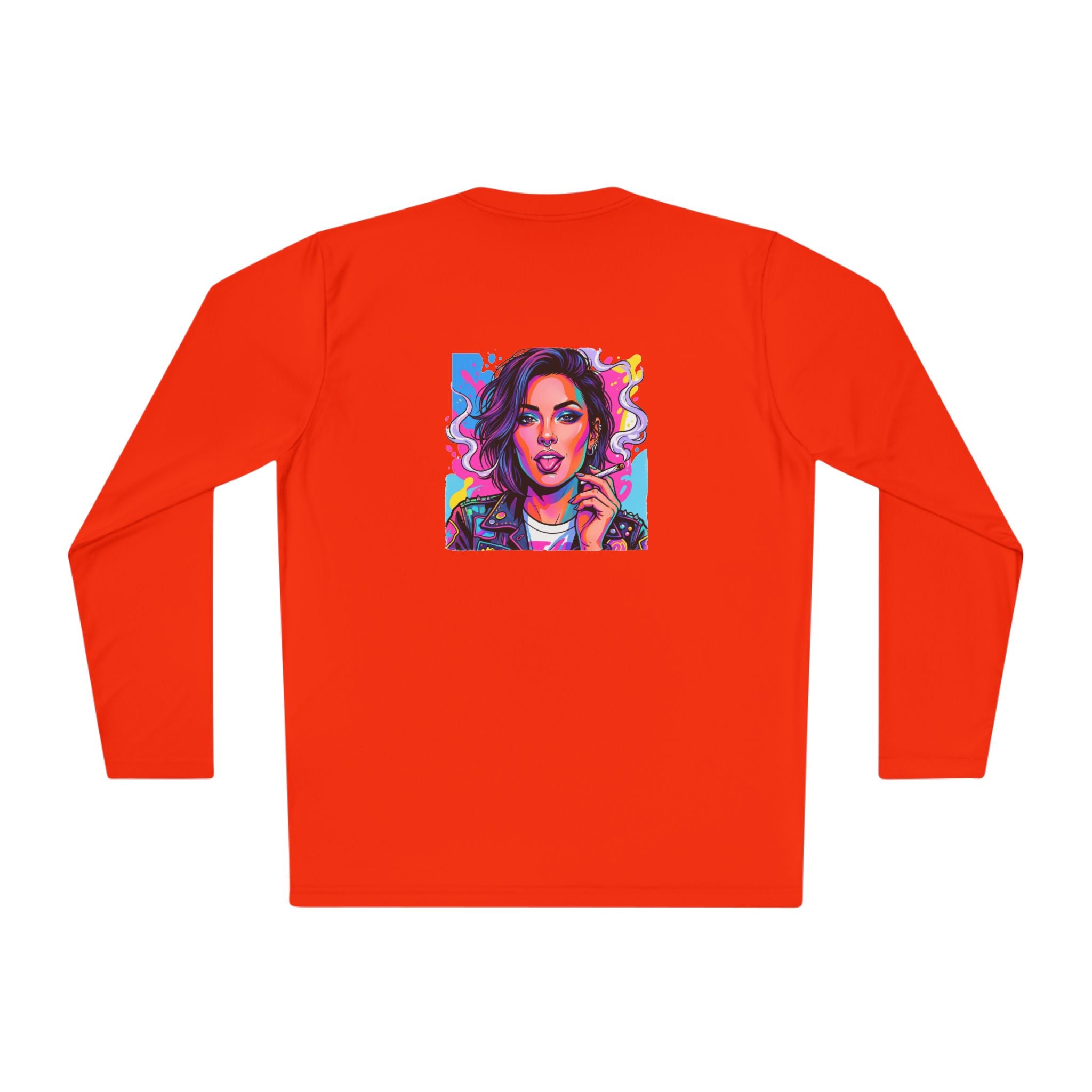 Drag Queen Portrait Long Sleeve Tee — Colorful Pop Art “17” Graphic