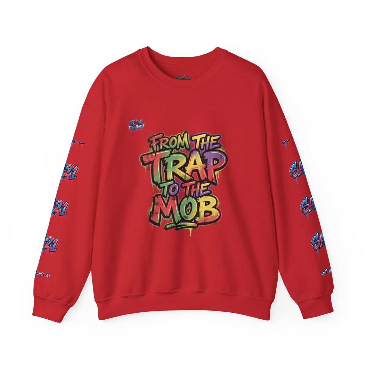 Graffiti "From the Trap to the Mob" Crewneck Sweatshirt