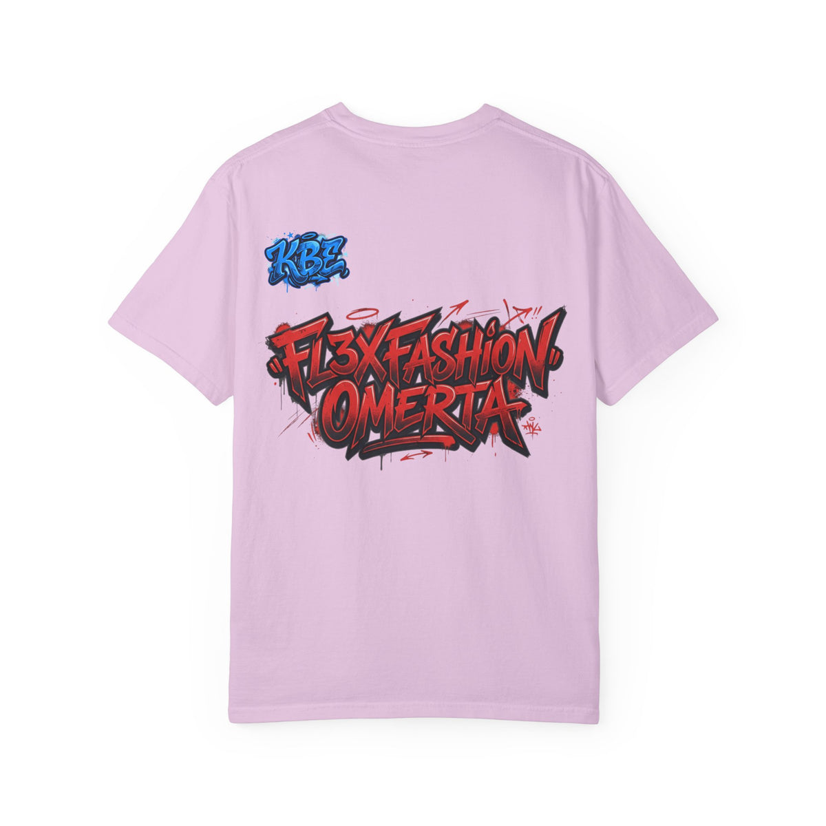Cyberpunk Streetwear T-Shirt — "Fl3x Fashion Omertà" Graphic