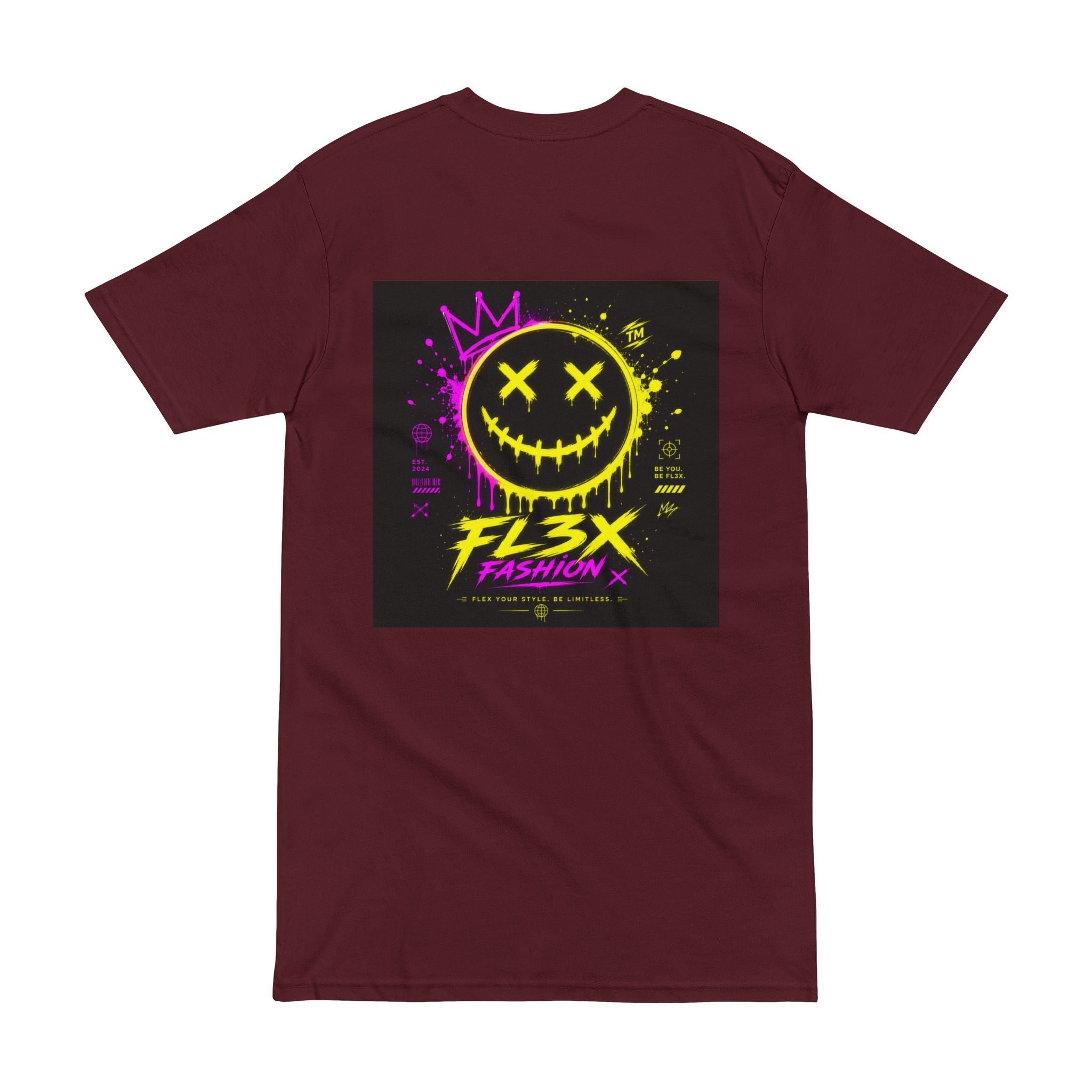Neon Grin Tee — "FL3X Fashion" Graphic Streetwear T-Shirt