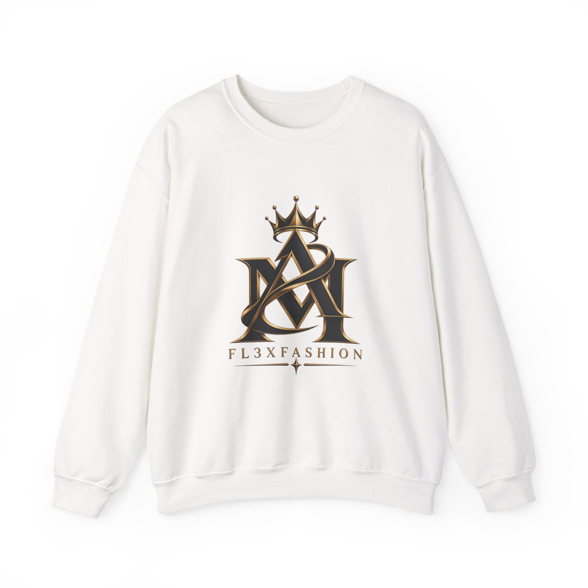 Fl3xFashion Crown Logo Crewneck Sweatshirt