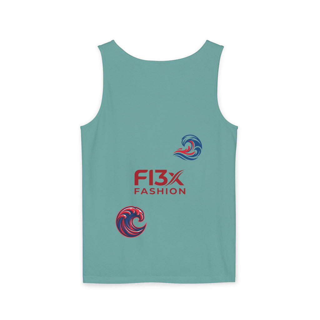 Graphic Tank Top — Colorful Street Art & Drip Logo Design