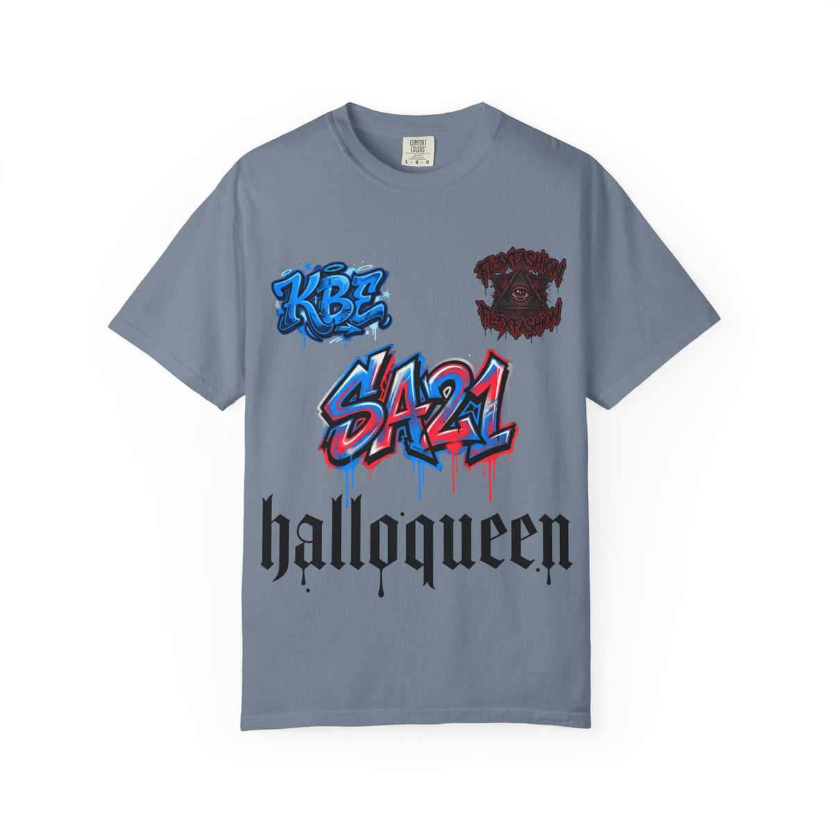 Halloqueen SA21 Graffiti T-Shirt — Streetwear Rockstar Tee