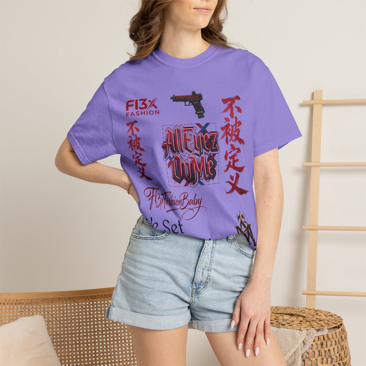 Graphic Tee — Asian Calligraphy & Streetwear Logo T-Shirt