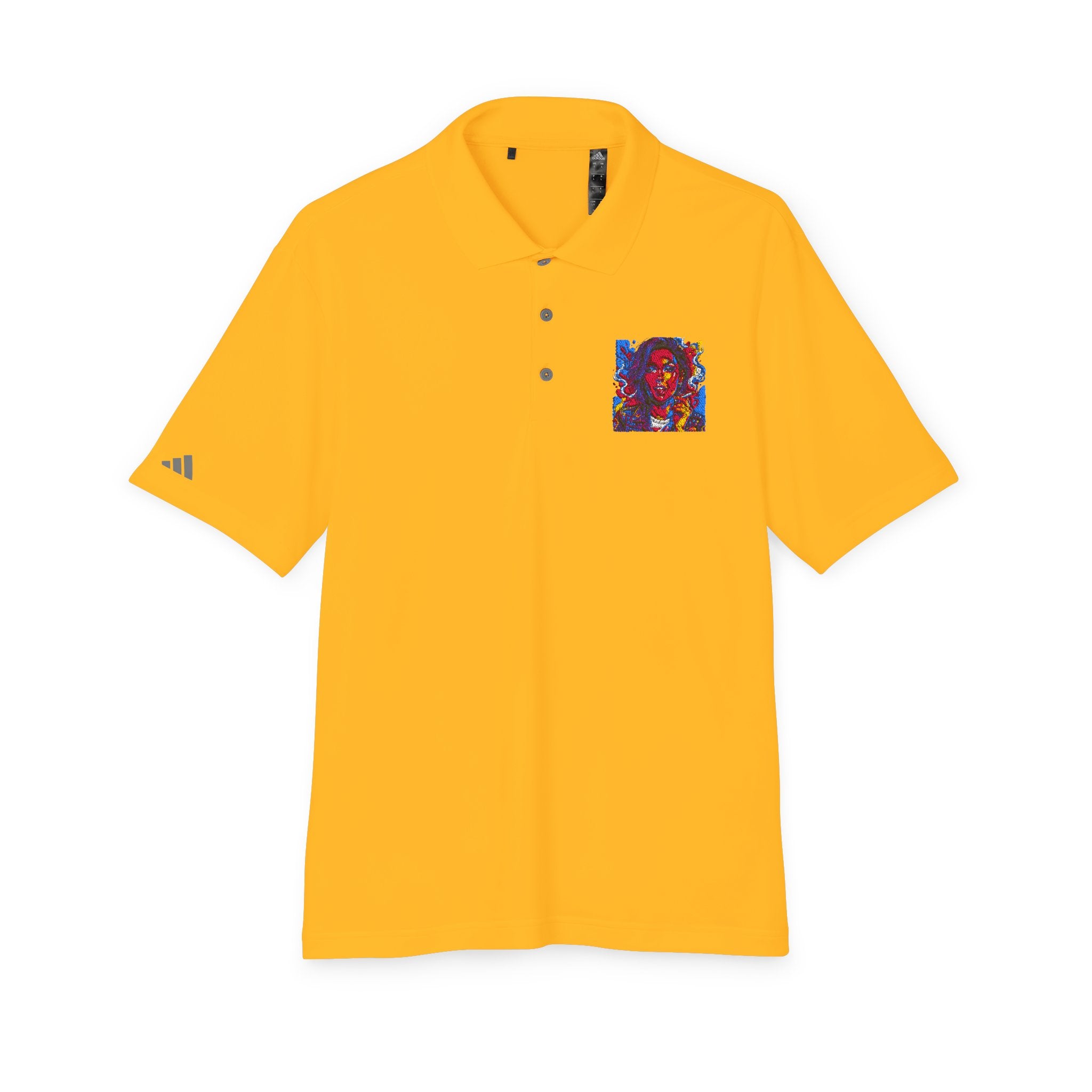 Abstract Color Portrait Polo Shirt